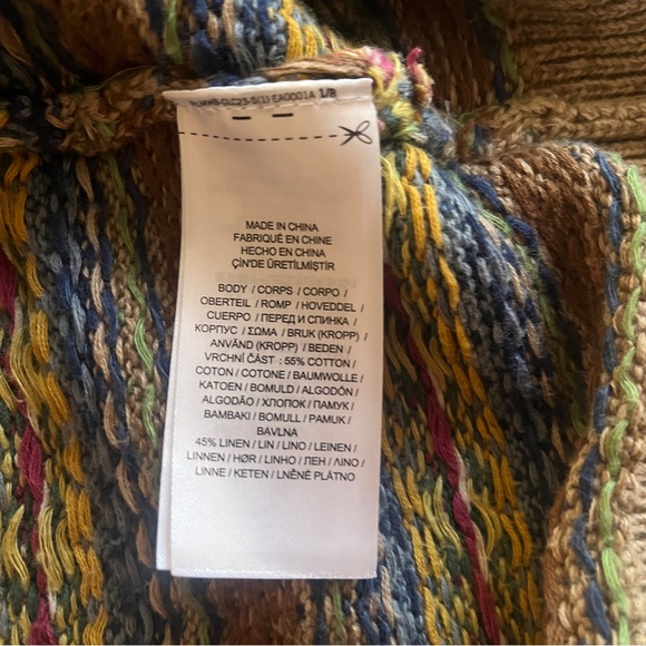 Vintage Lauren Ralph Lauren Women's oversized Striped Fair Isle Sweater - Picture 6 of 7